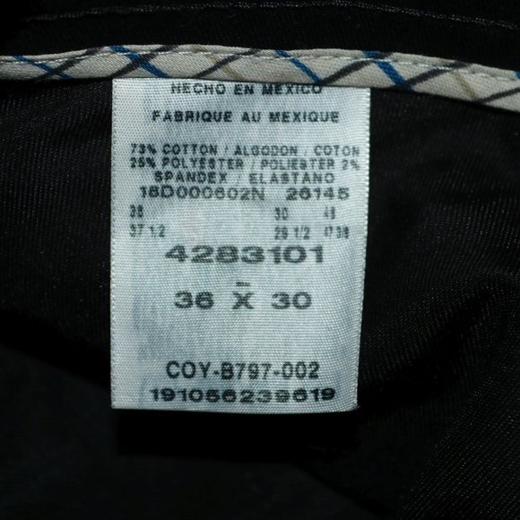 Lee Total Freedom Relaxed Fit Black Jeans w37x29 - Picture 5 of 8